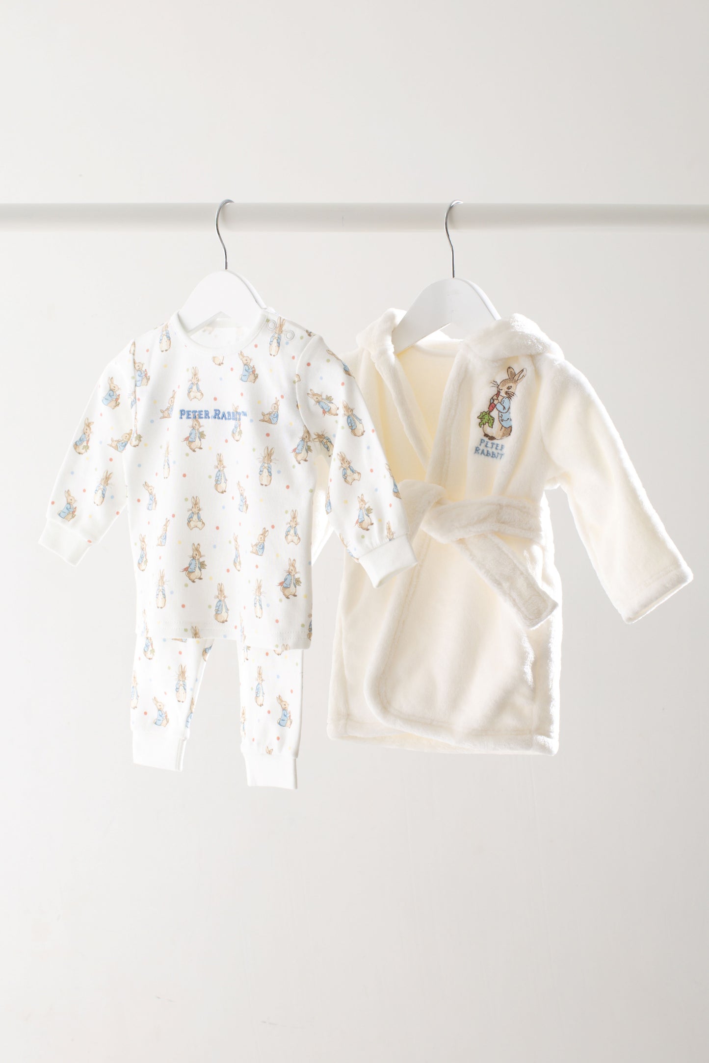 Personalised Peter Rabbit Pyjamas & Dressing Gown 2 Piece Set
