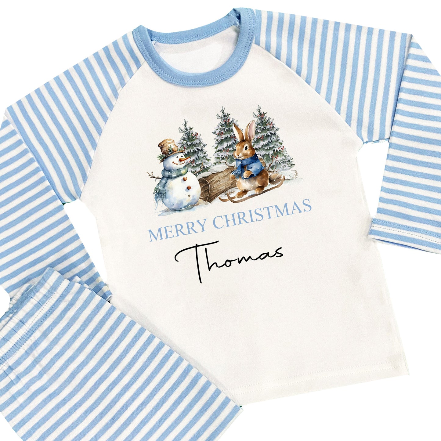 Personalised Boys Christmas Pyjamas