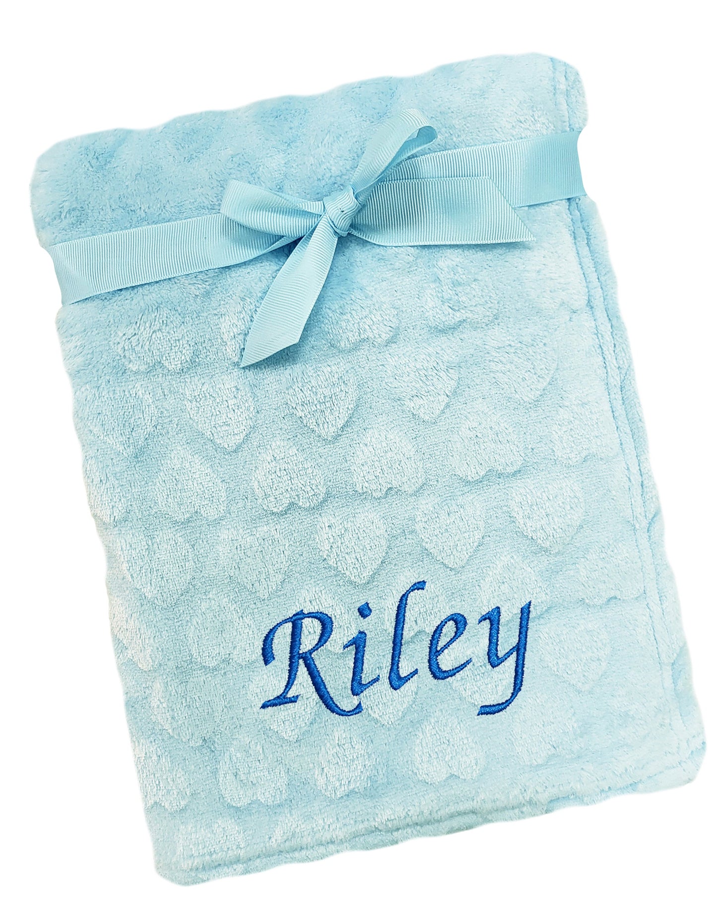 Personalised Baby Heart Blanket