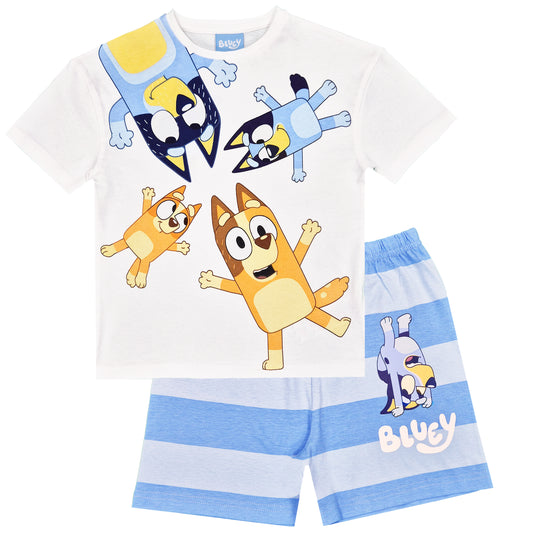 Bluey Short Boys Pyjamas - Bluey Blue Shorty