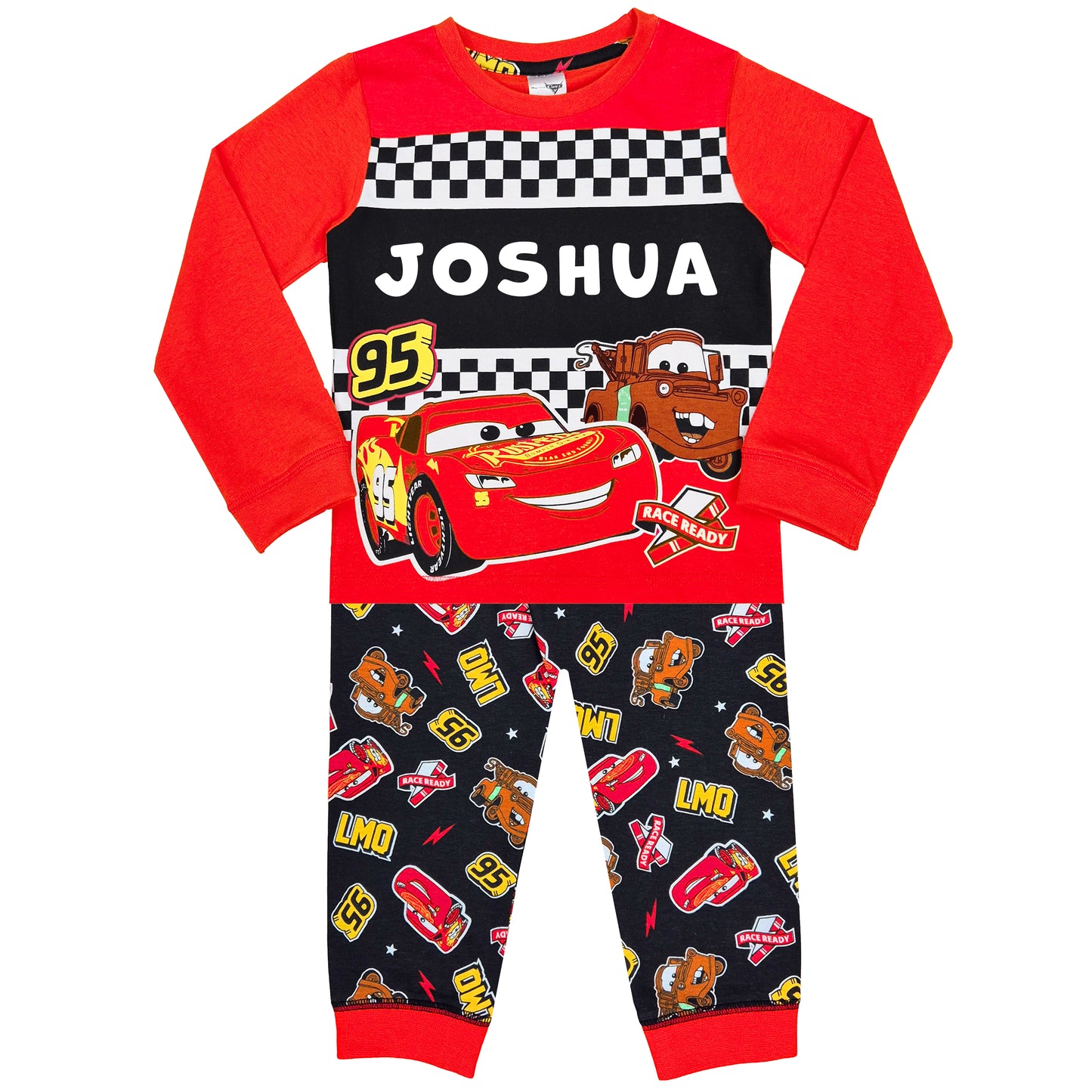 Personalised Disney Cars Pyjamas - Name