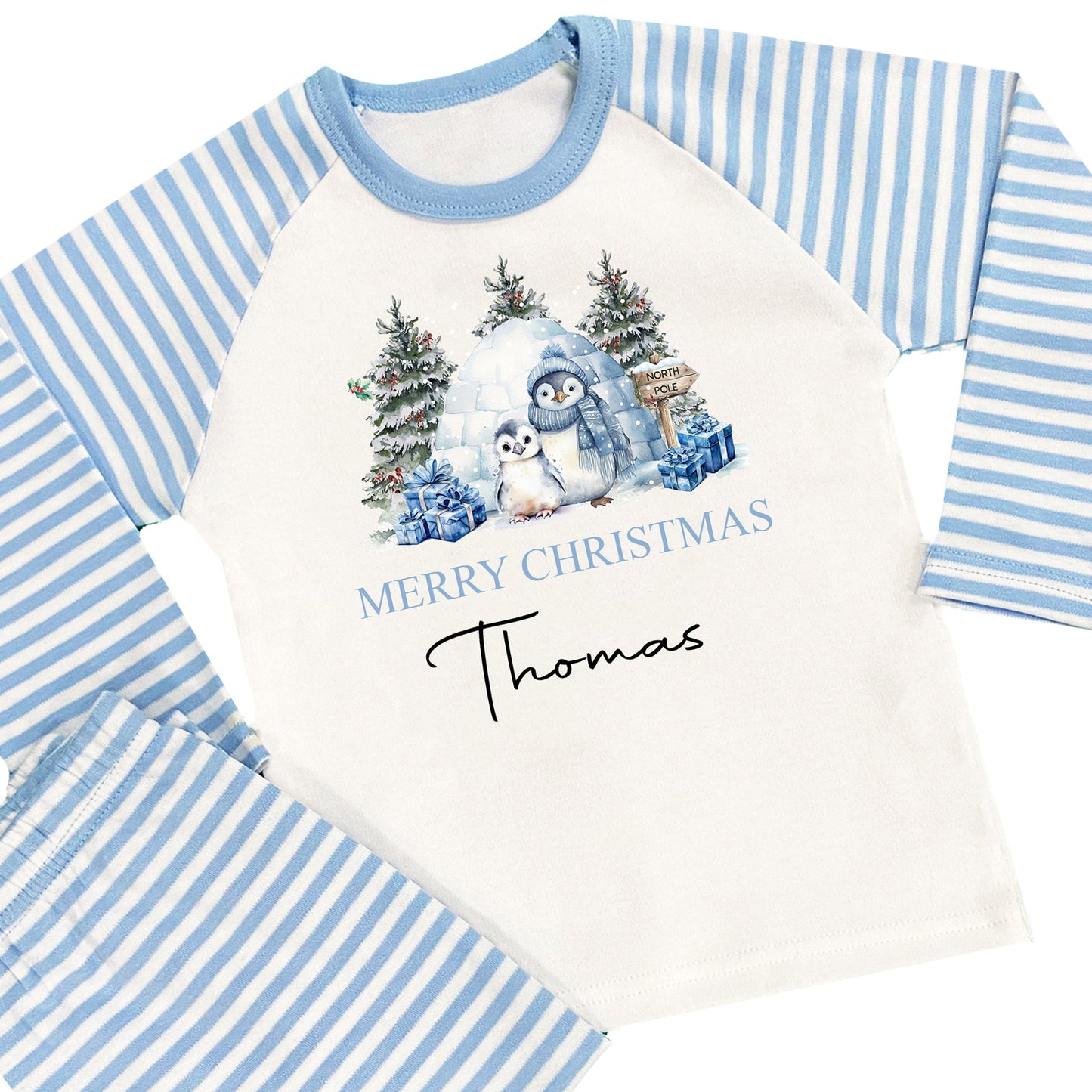 Personalised Boys Christmas Pyjamas