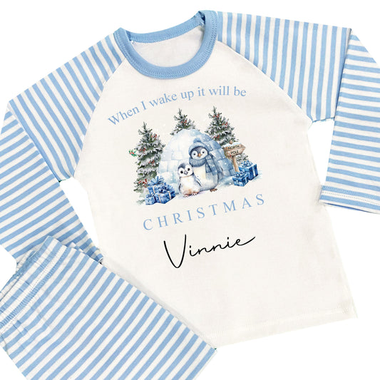 Personalised Boys Christmas Pyjamas