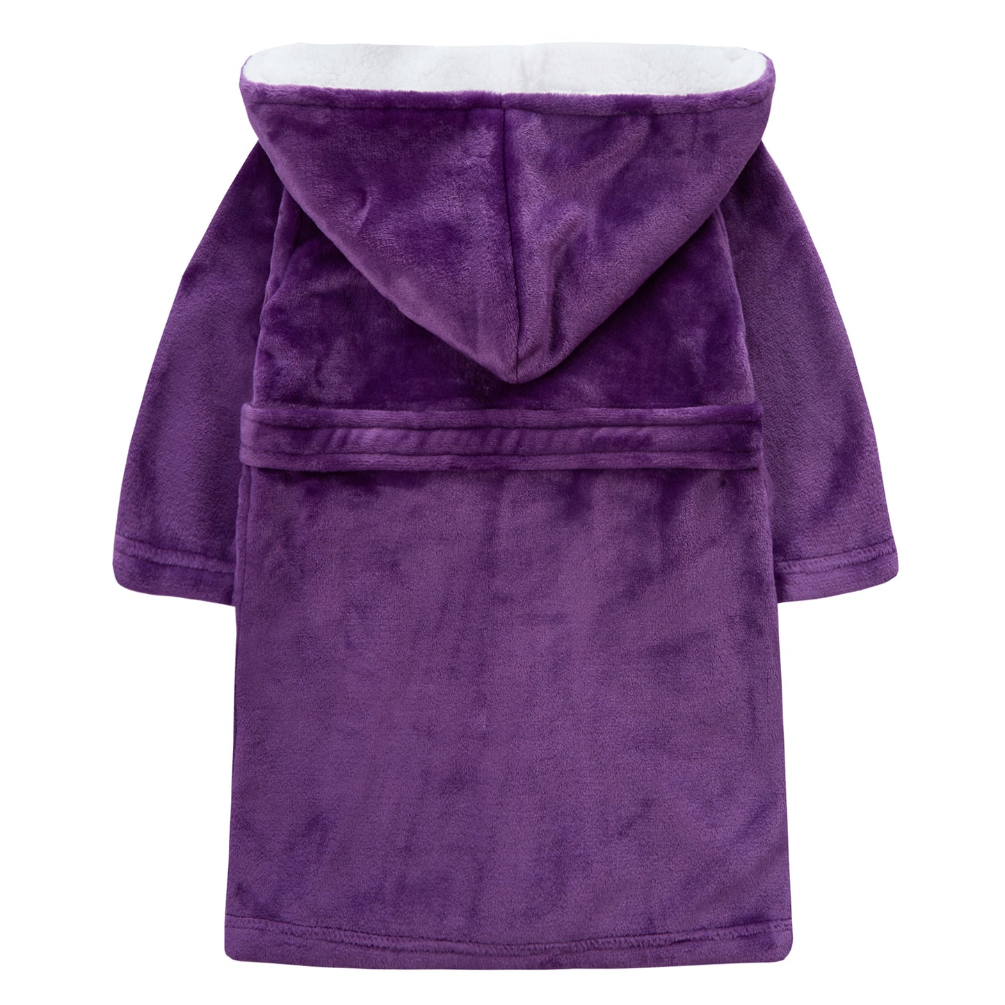 Girls Dressing Gown - Contrast Purple