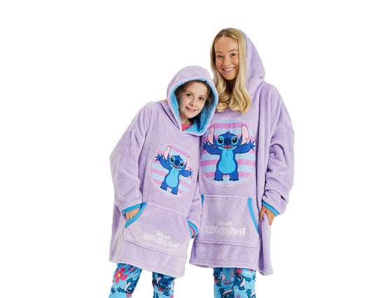 Girls & Ladies Disney Lilo & Stitch Oversized Mini Me Hoodies