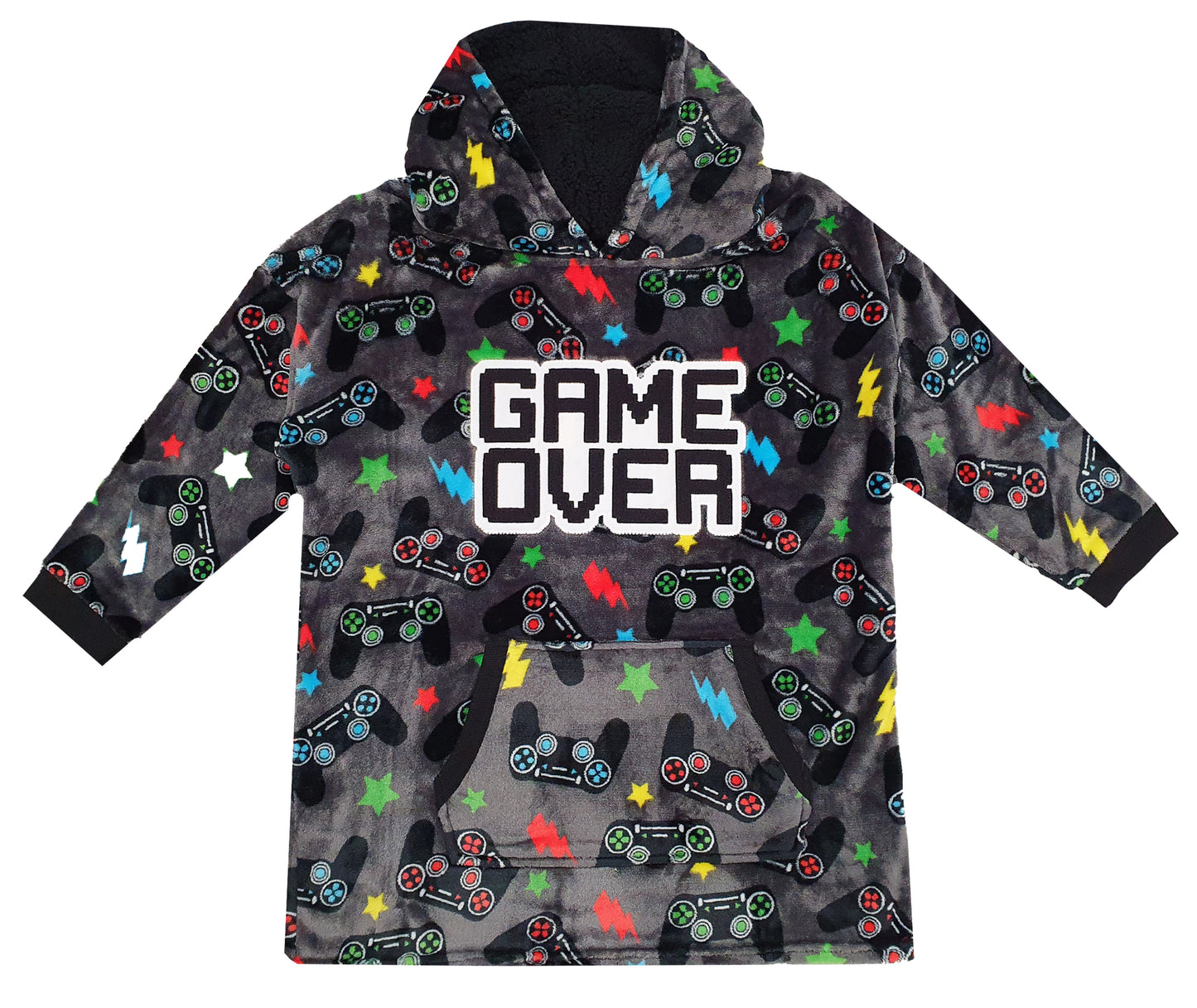 Mens & Boys Family Matching Oversized Hoodie - Game Over