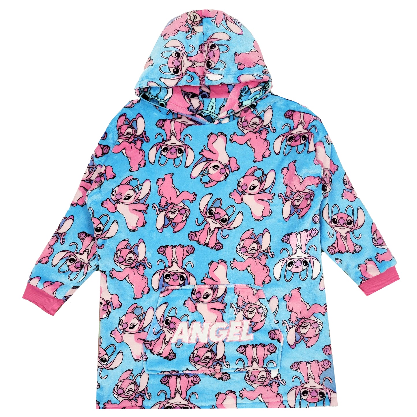 Girls Disney Lilo & Stitch Reversible Oversized Hoodie