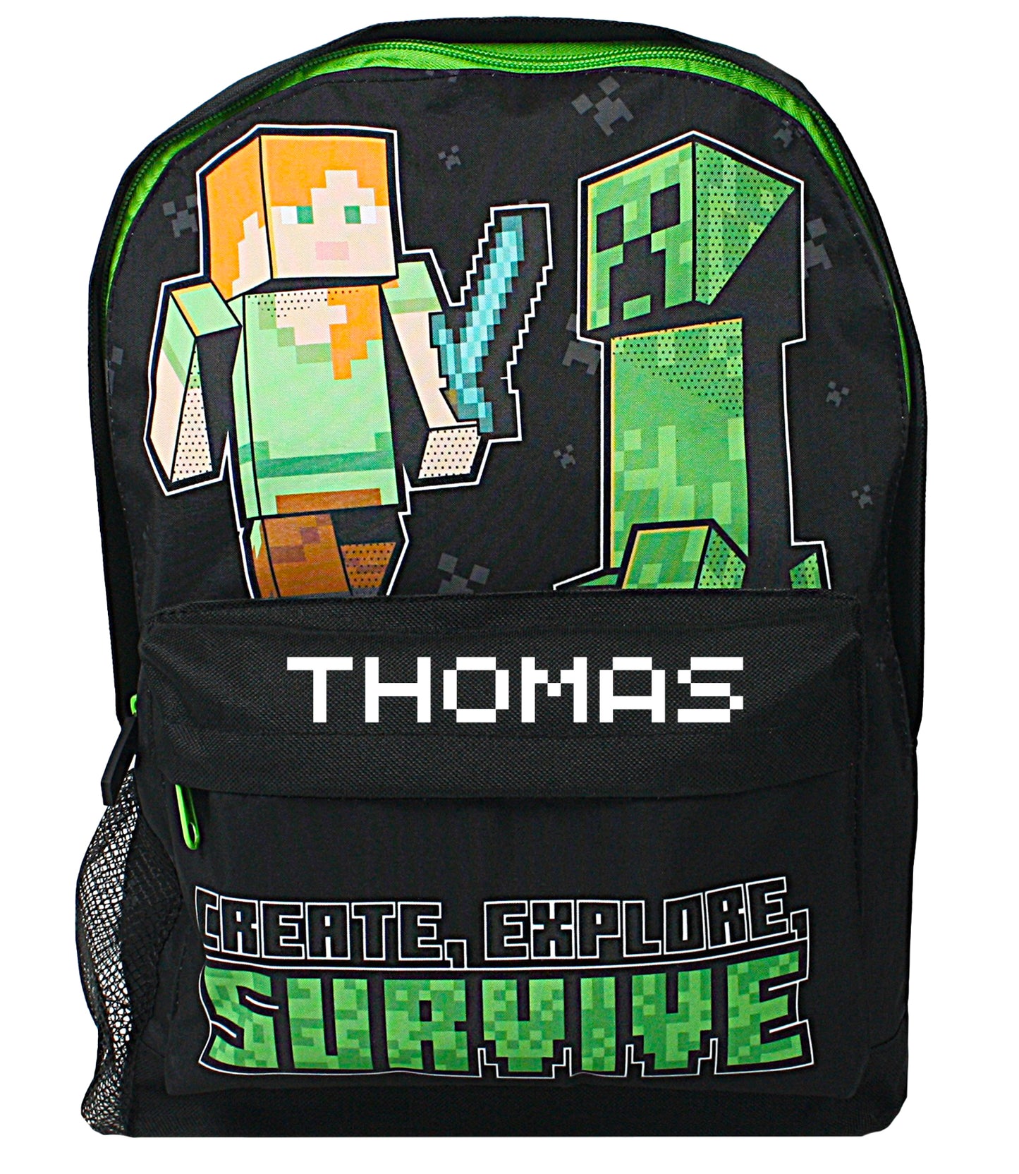 Minecraft Personalised Backpack - Survive