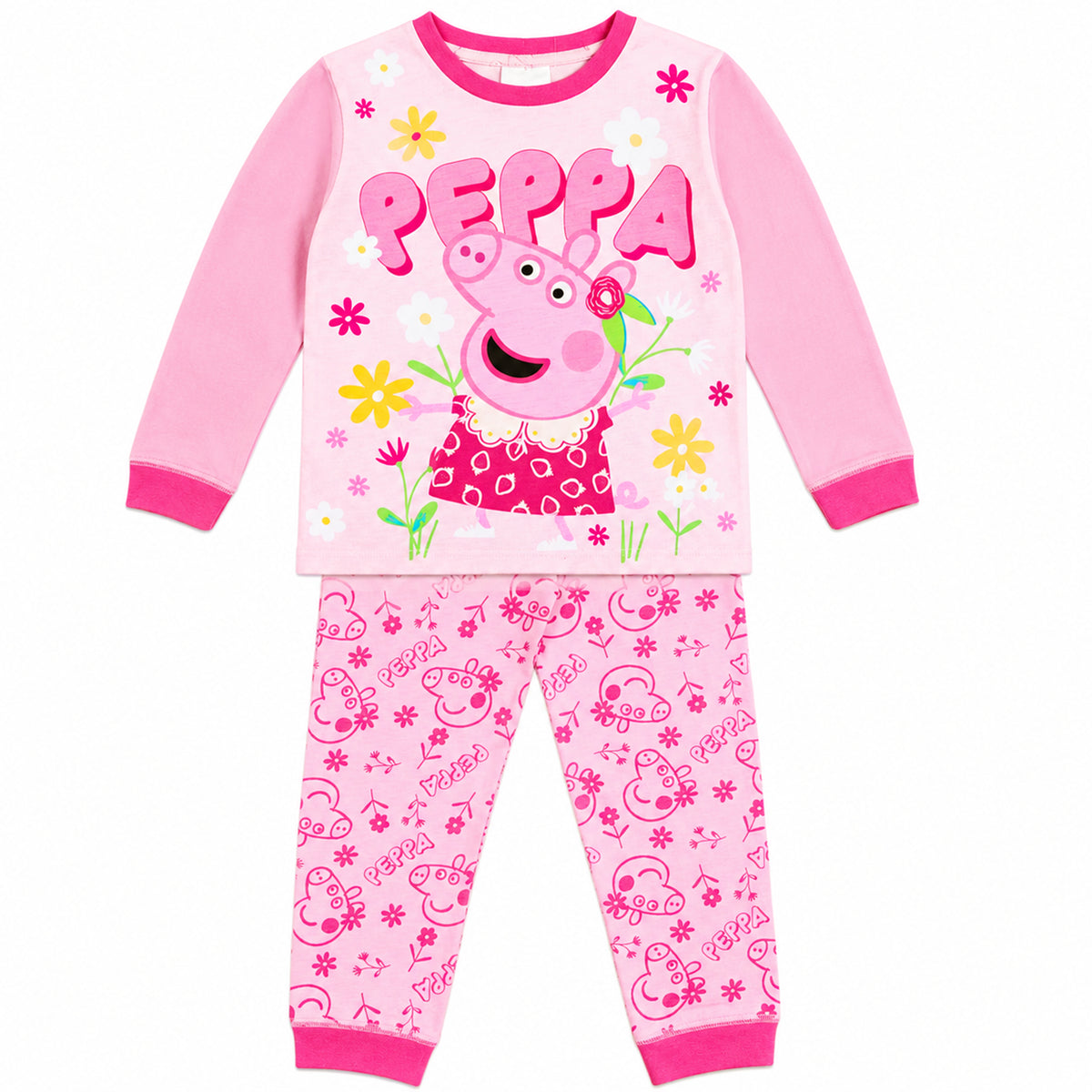 Peppa Pig Pyjamas - Pink Flowery