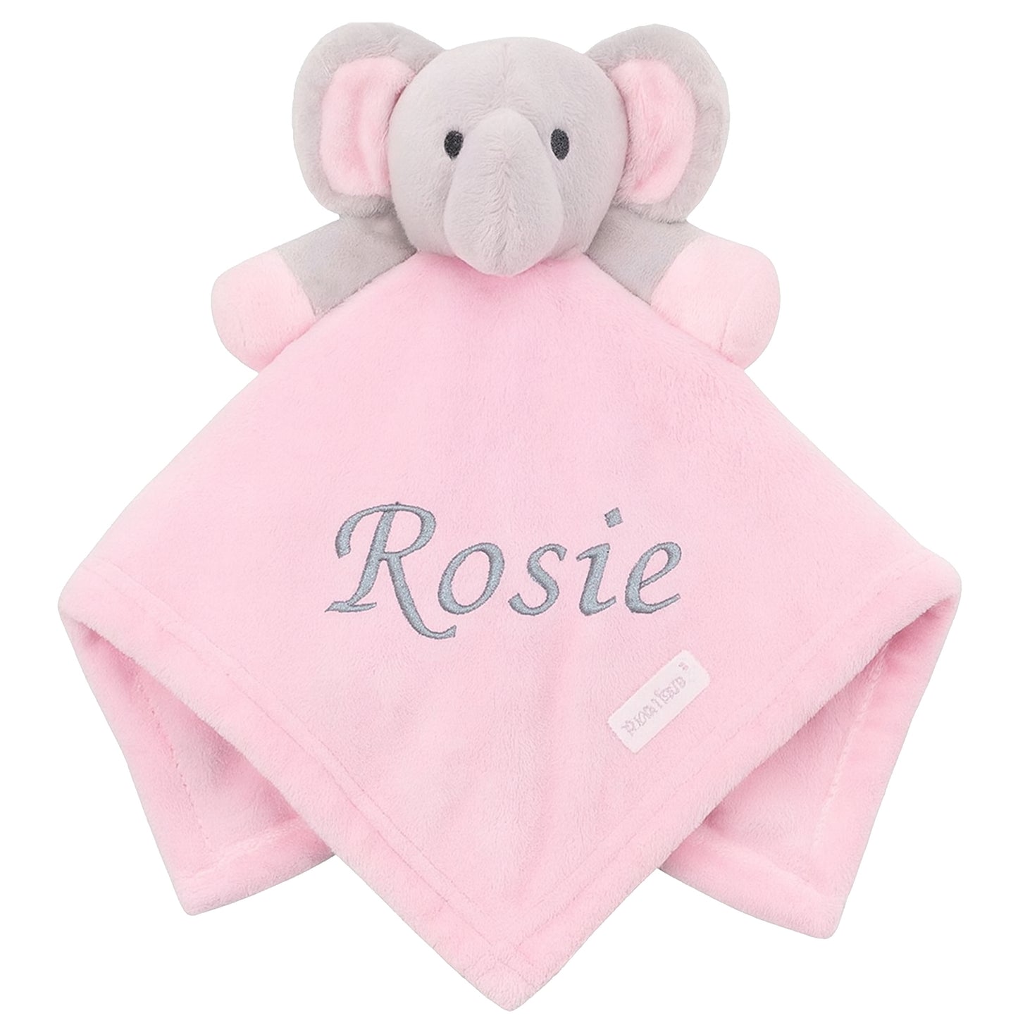 Personalised Baby Elephant Comforter Blanket
