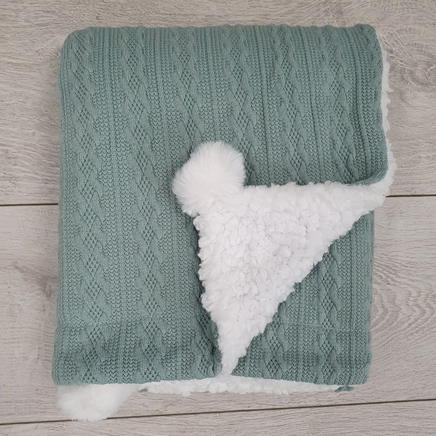 Personalised Pom Pom Blanket