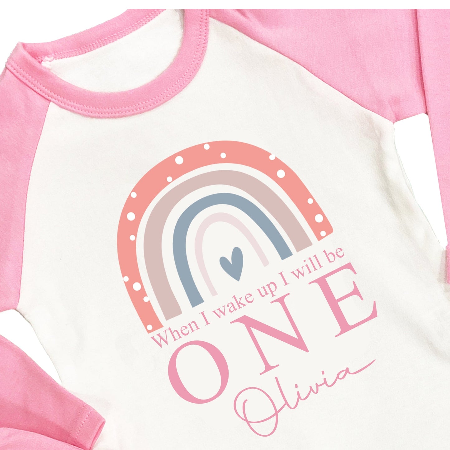 Personalised When I Wake Up Rainbow Pyjamas