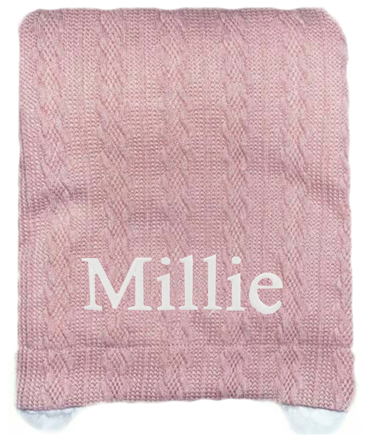 Personalised Pom Pom Blanket
