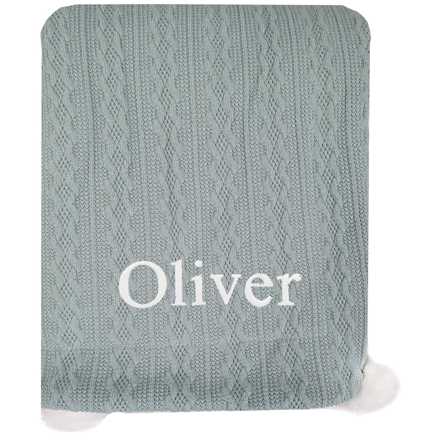 Personalised Pom Pom Blanket