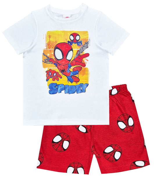 Spidey & Friends Marvel Boys Short Pyjamas - Spidey Shortie