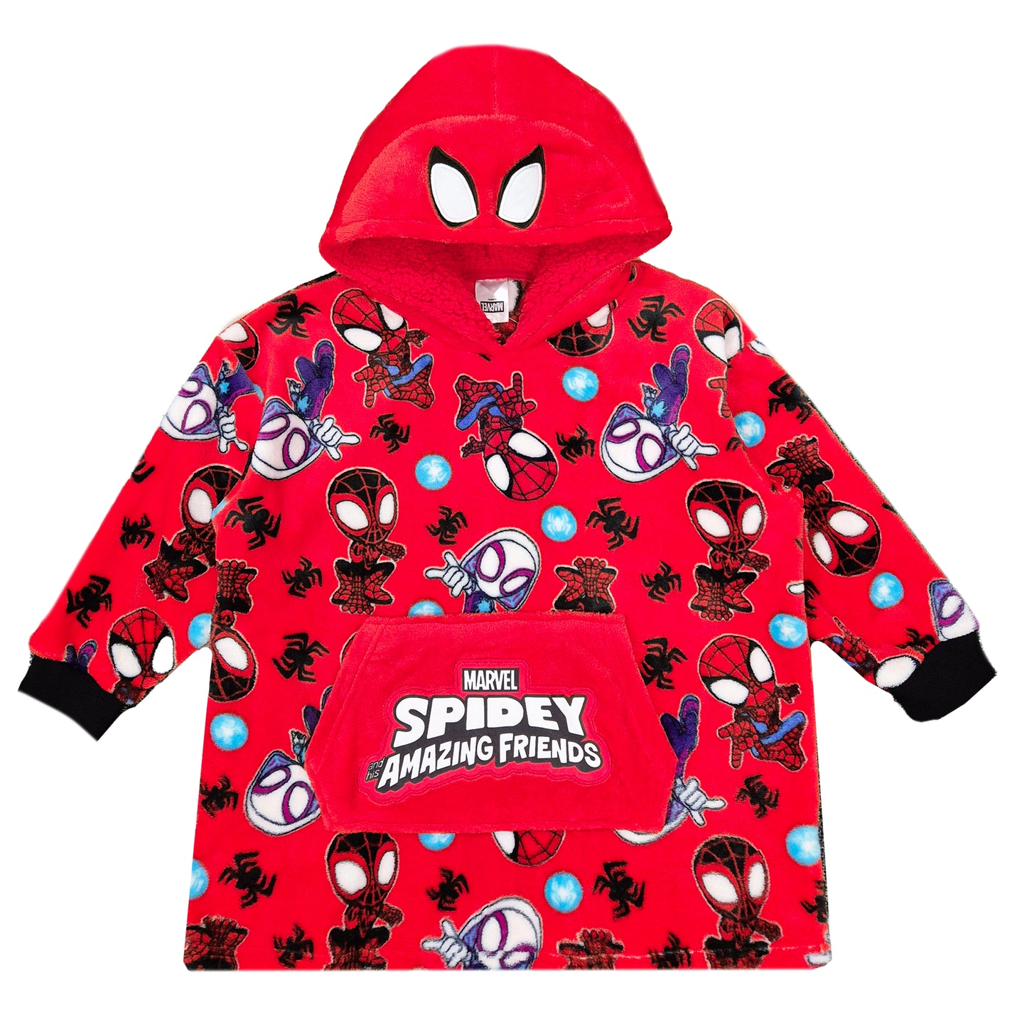 Personalised Spidey Boys Pyjamas & Hoodie Bundle - Initial & Name
