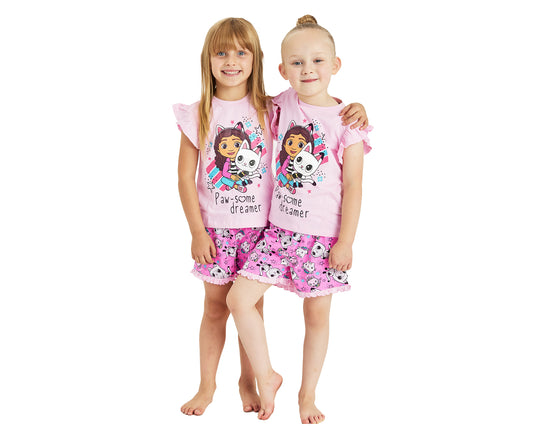 Girls Gabbys Dollhouse Short Pyjamas