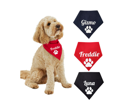 Personalised Pet Dog Bandanas