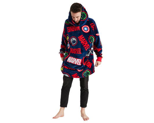 Mens Marvel Oversized Hoodie