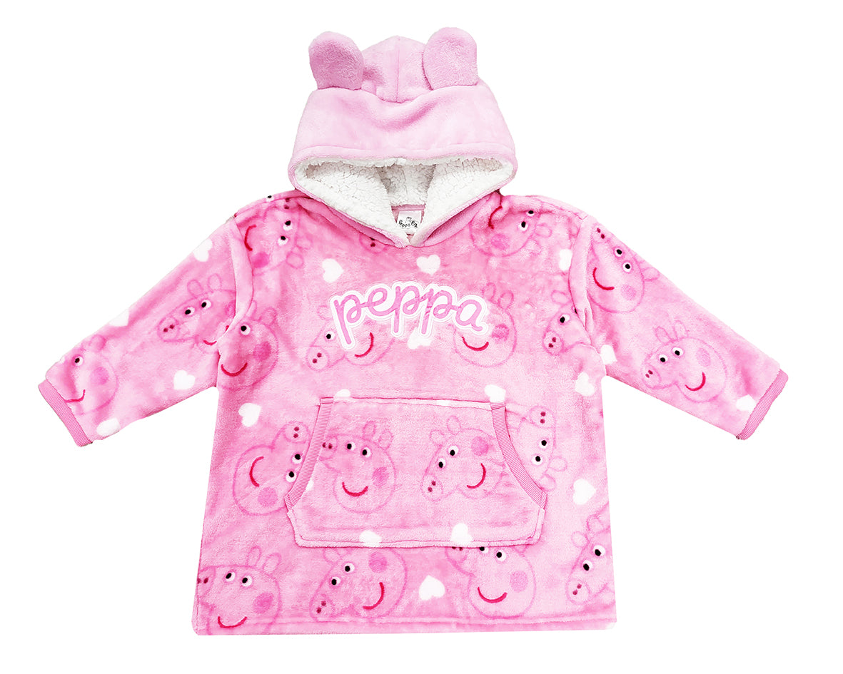 Girls Peppa Pig Oversized Hoodie