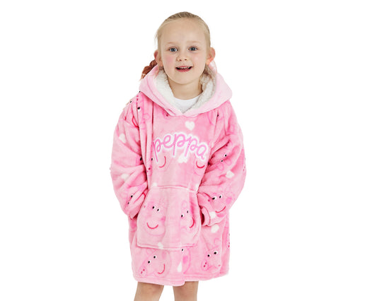 Girls Peppa Pig Oversized Hoodie