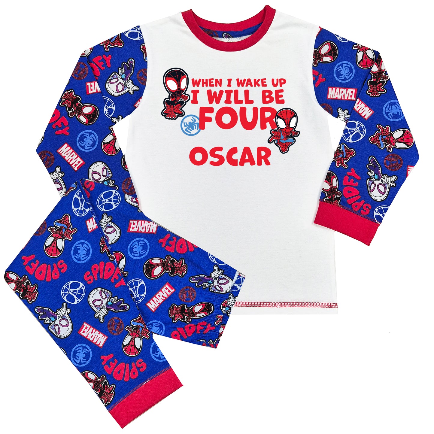 Personalised Spidey Birthday When I Wake Up Pyjamas
