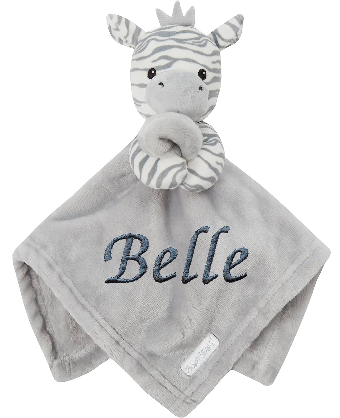Personalised Baby Zebra Comforter Blanket