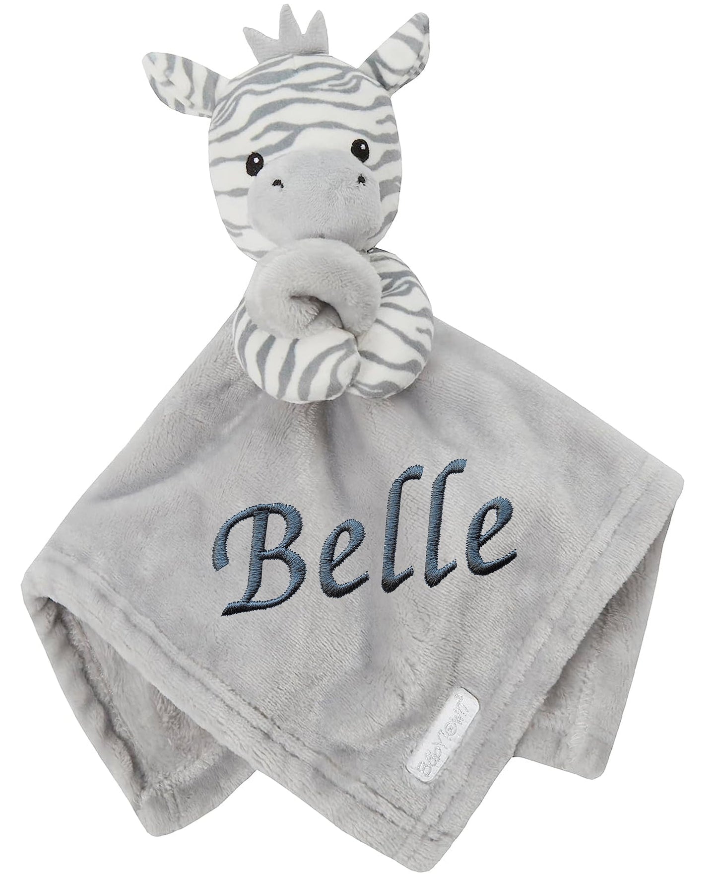 Personalised Baby Zebra Comforter Blanket