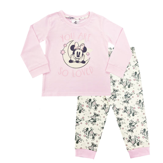 Baby Girl Minnie Mouse Pyjamas - Loved