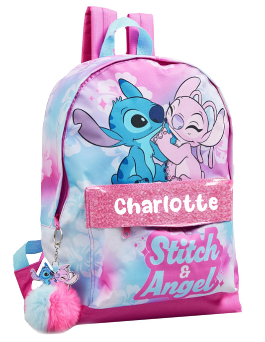 Personalised Lilo & Stitch Backpack - Multicoloured