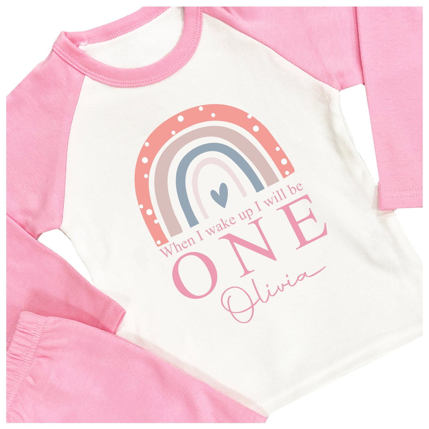 Personalised When I Wake Up Rainbow Pyjamas