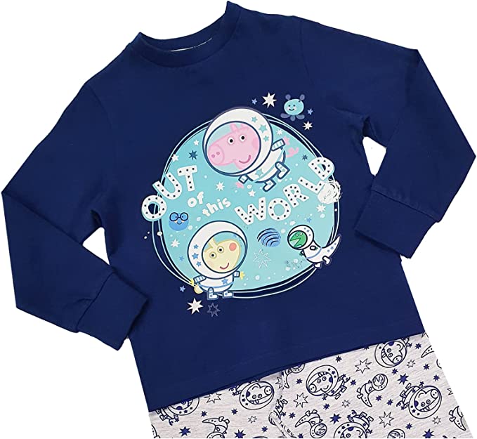 Boys George Pig Pyjamas - Out of This World