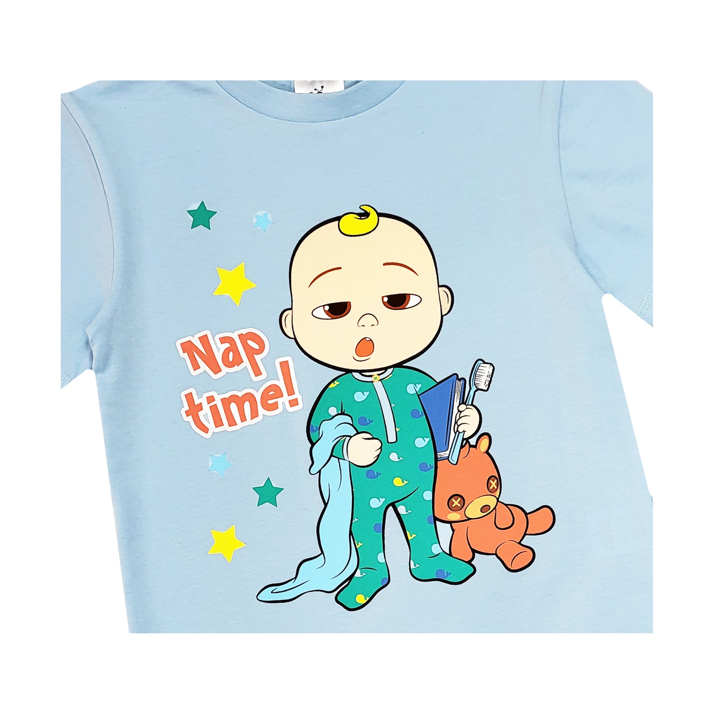 Boys Cocomelon Short Pyjamas - Nap Time