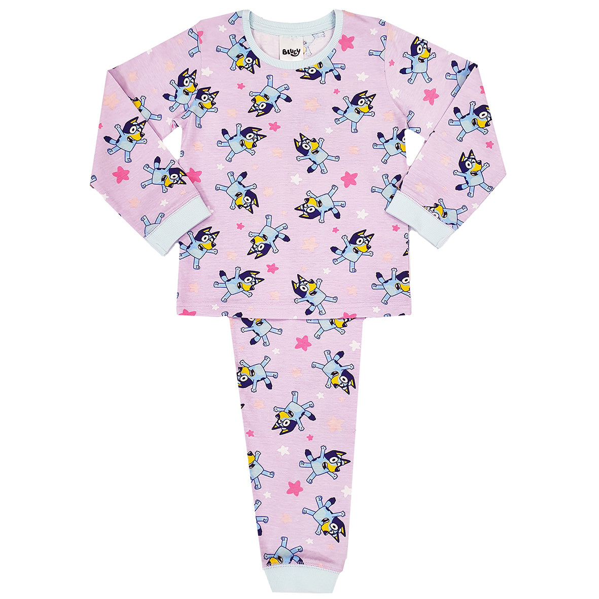 Girls Bluey Pyjamas - Lilac