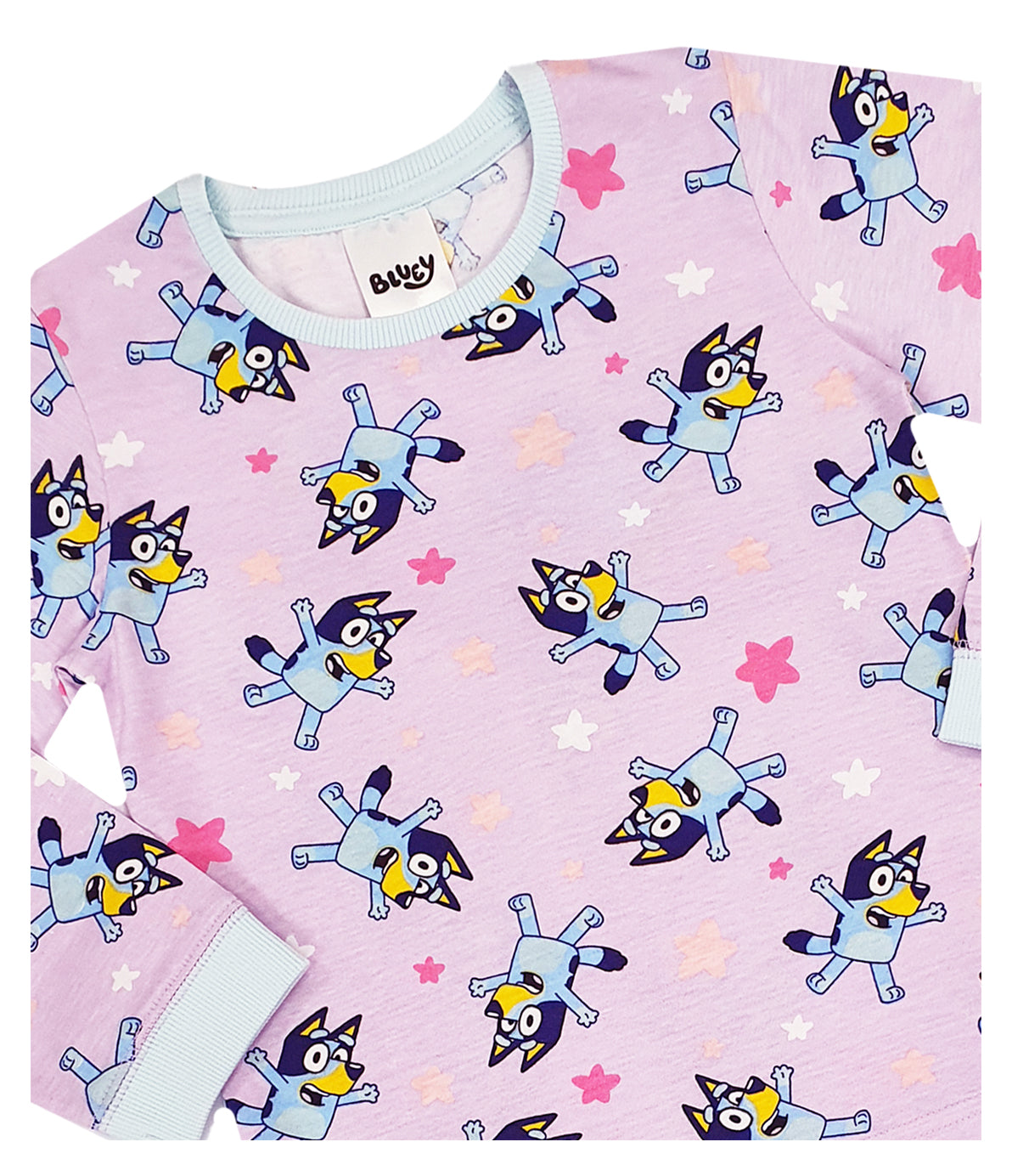 Girls Bluey Pyjamas - Lilac