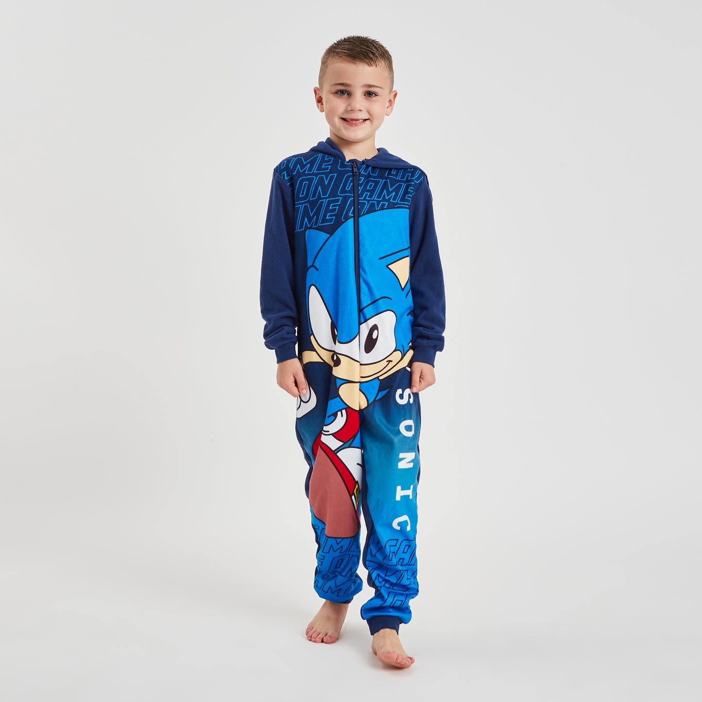 Boys Sonic The Hedgehog Onesie