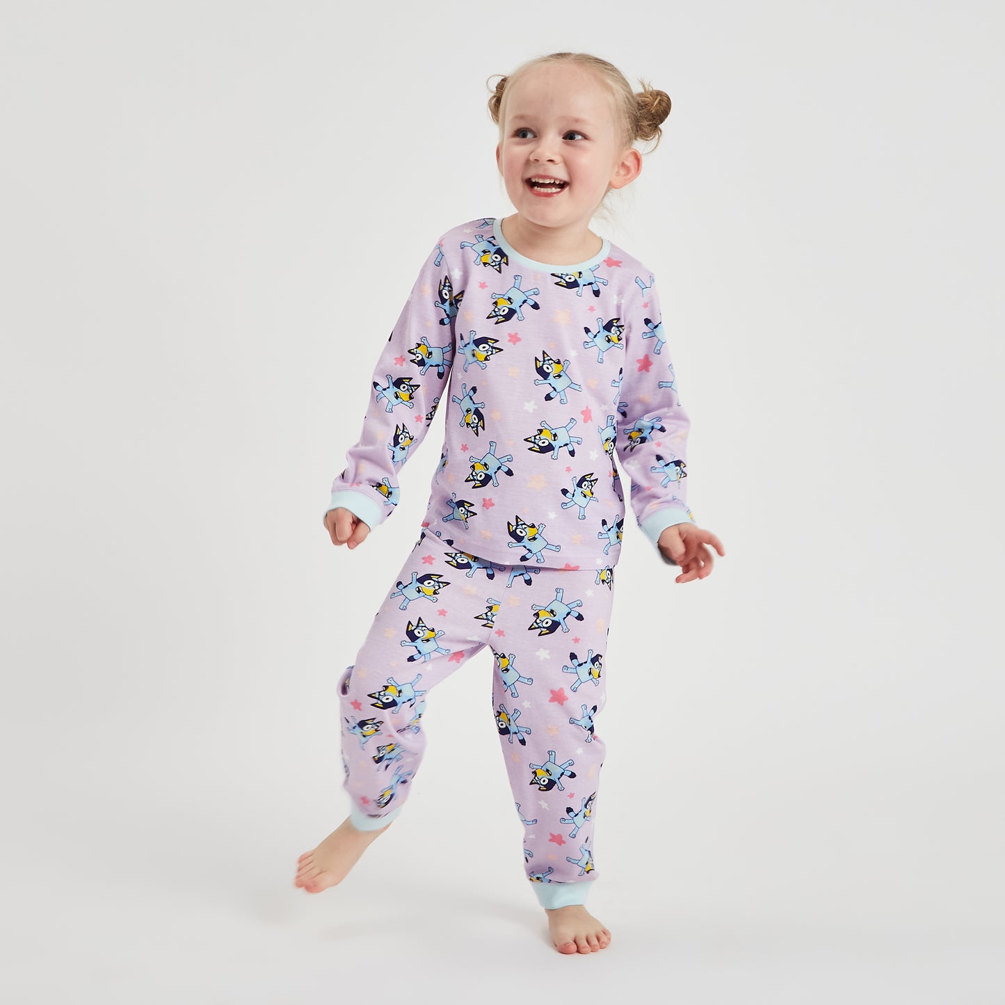 Girls Bluey Pyjamas - Lilac
