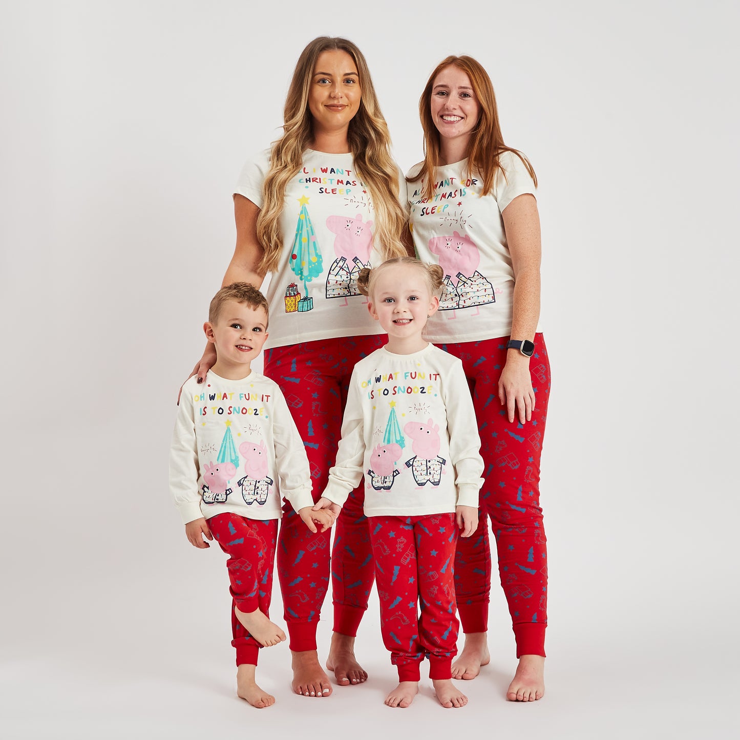 Family Matching Peppa Pig Christmas Pyjamas