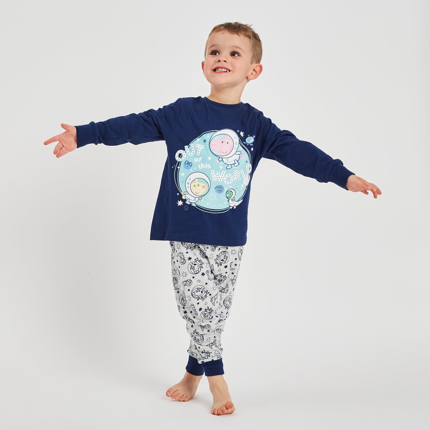 Boys George Pig Pyjamas - Out of This World