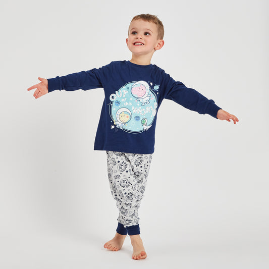 Boys George Pig Pyjamas - Out of This World