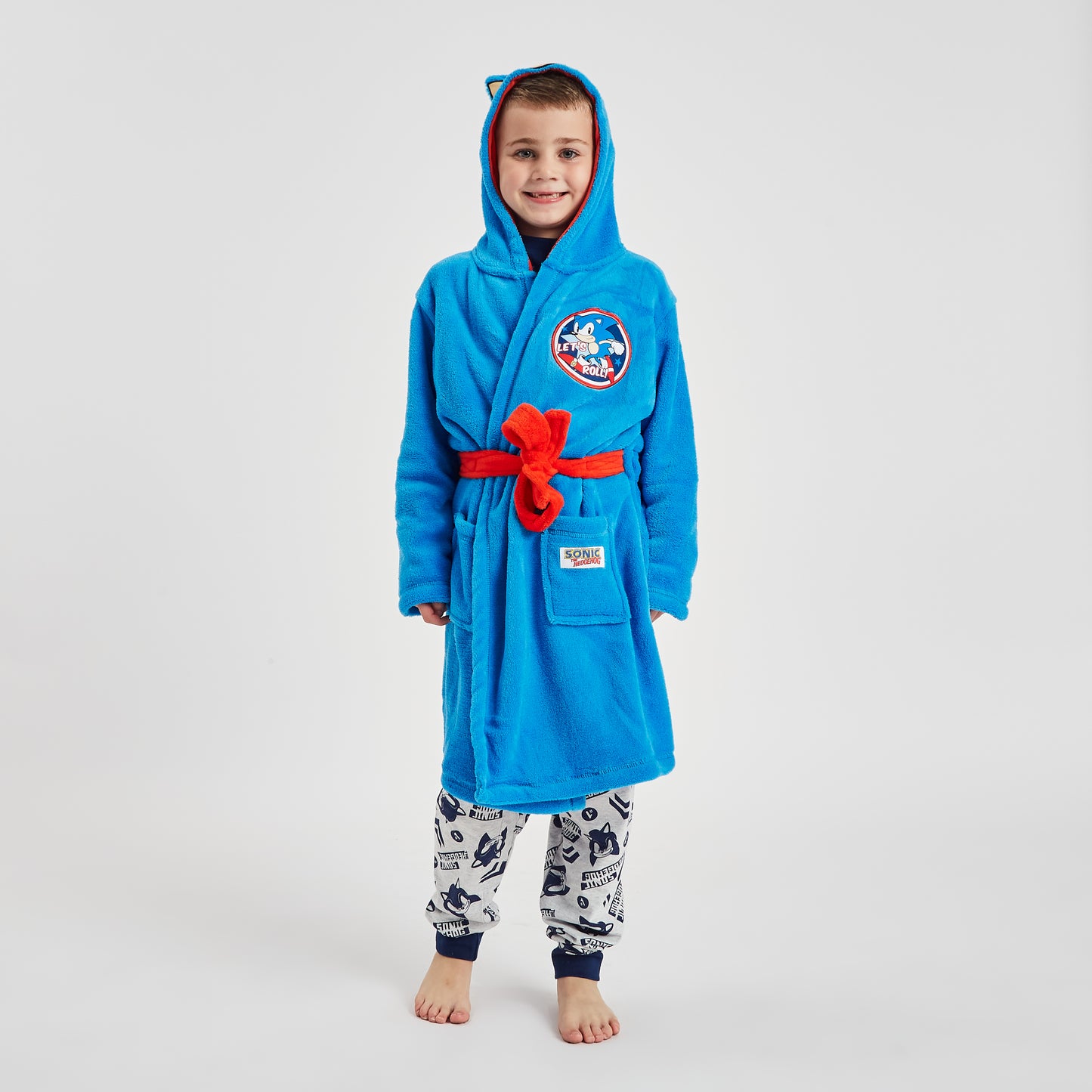 Boys Sonic The Hedgehog Dressing Gown