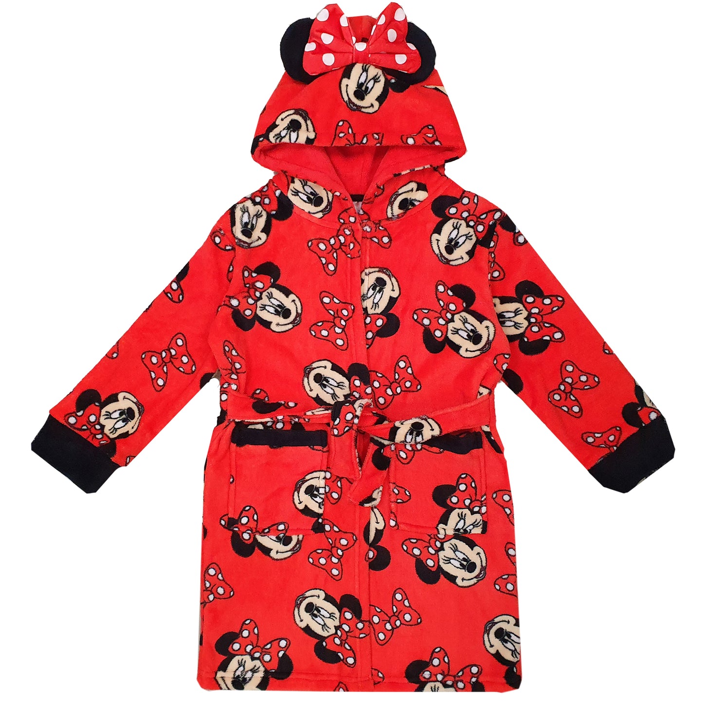 Girls Disney Minnie Mouse Dressing Gown Robe