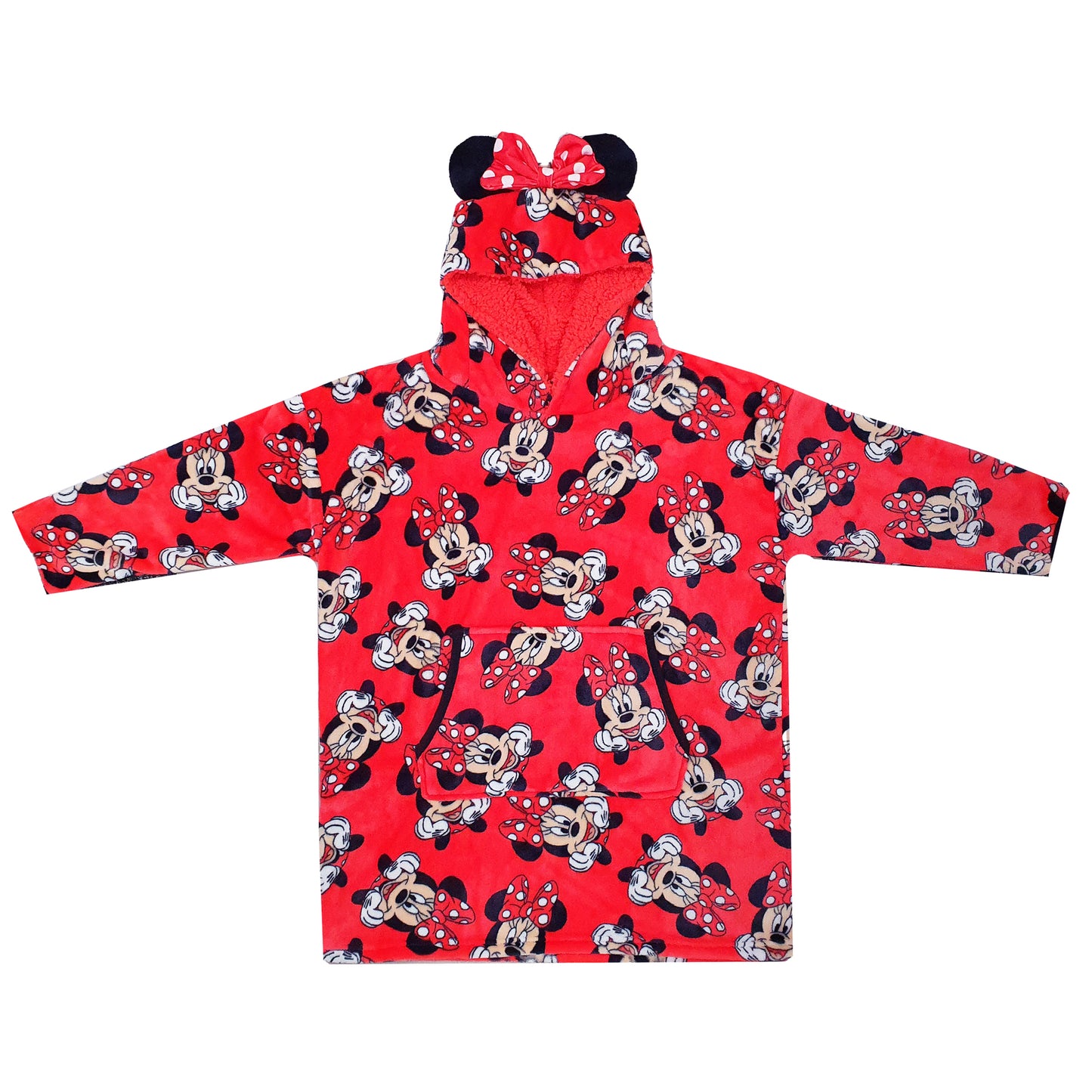 Girls Disney Minnie Mouse Oversized Hoody Hoodie