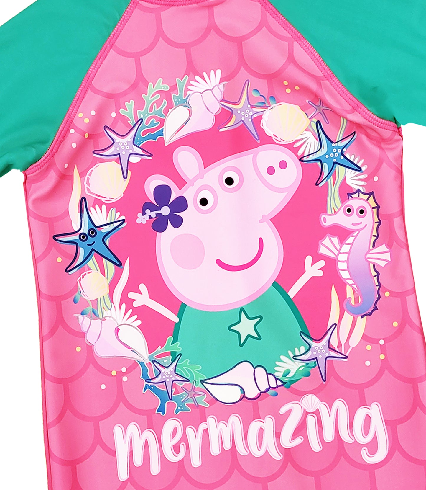 Girls Peppa Pig Swimsuit All In One
