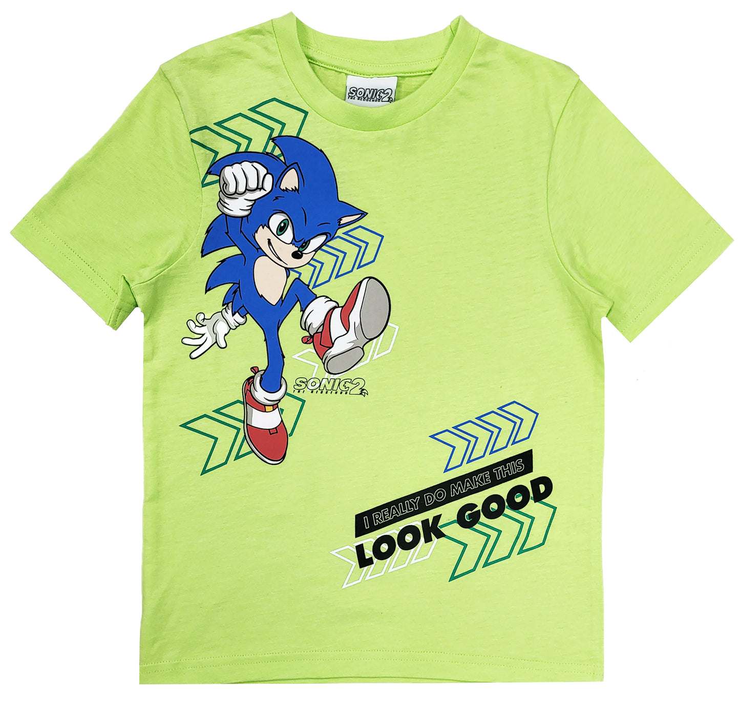 Boys Sonic Short Sleeved T Shirt