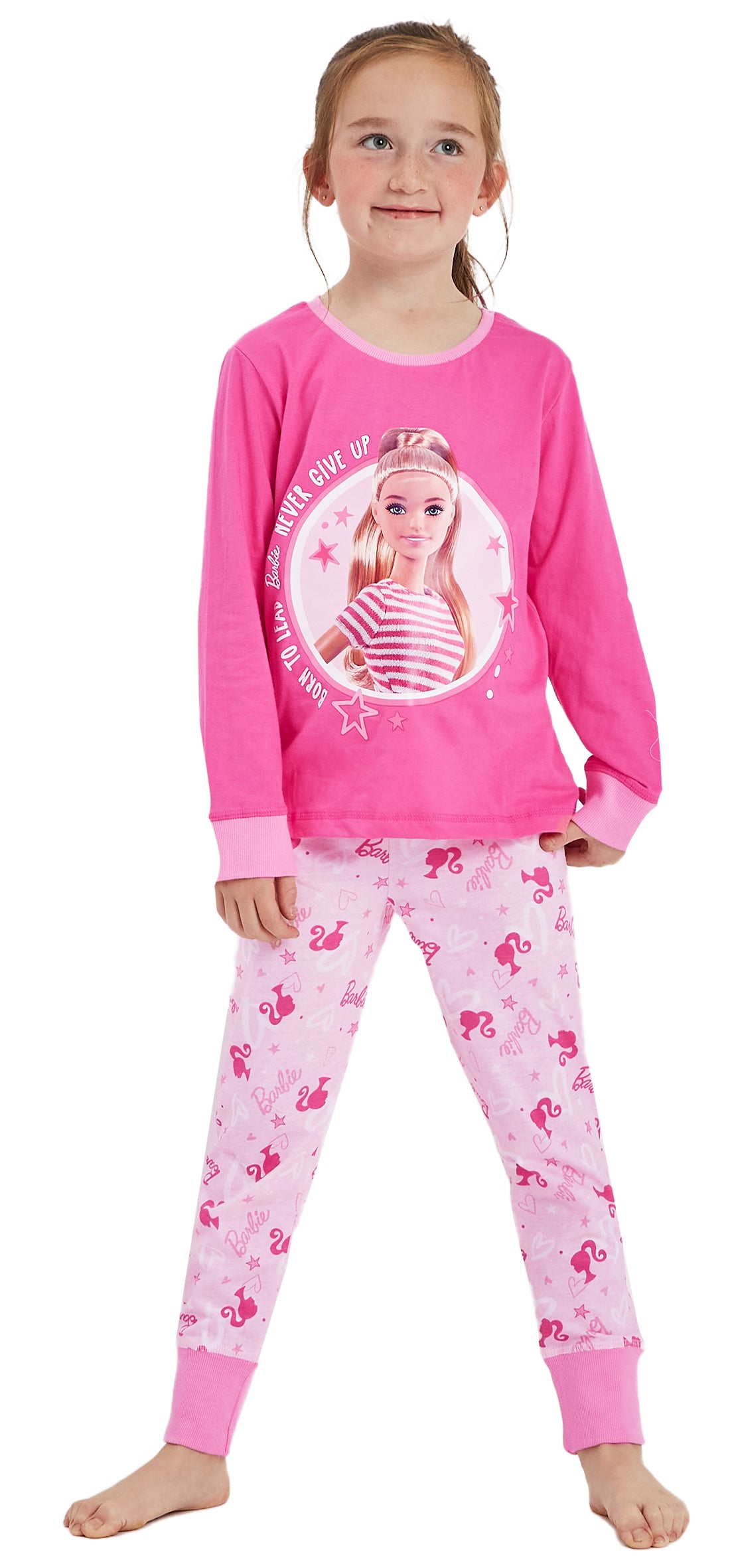 Girls Barbie Pyjamas - Never Give Up