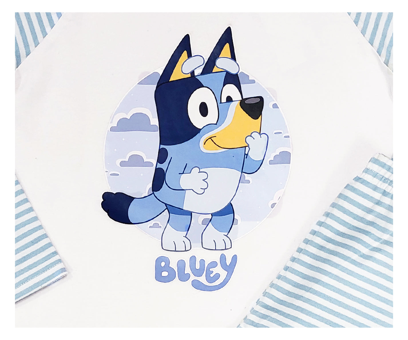Boys Bluey Pyjamas - Striped