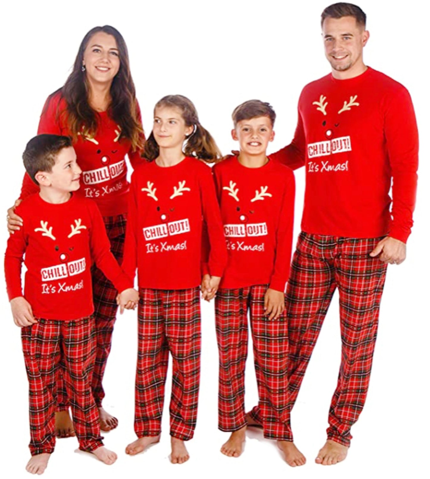Family Matching Christmas Pyjamas - Chill