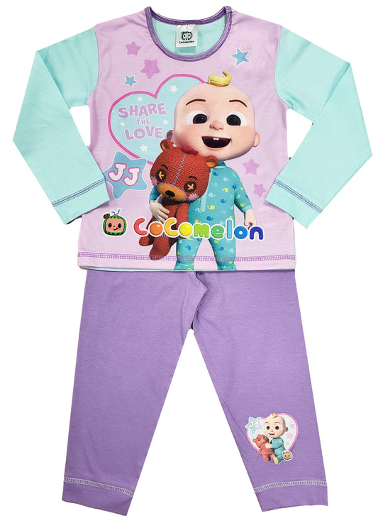Girls Cocomelon Pyjamas - Share the Love