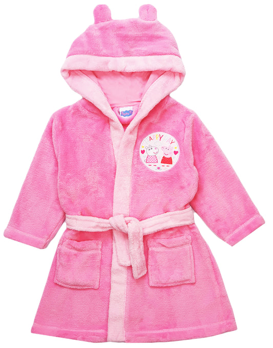 Girls Peppa Pig Dressing Gown Robe